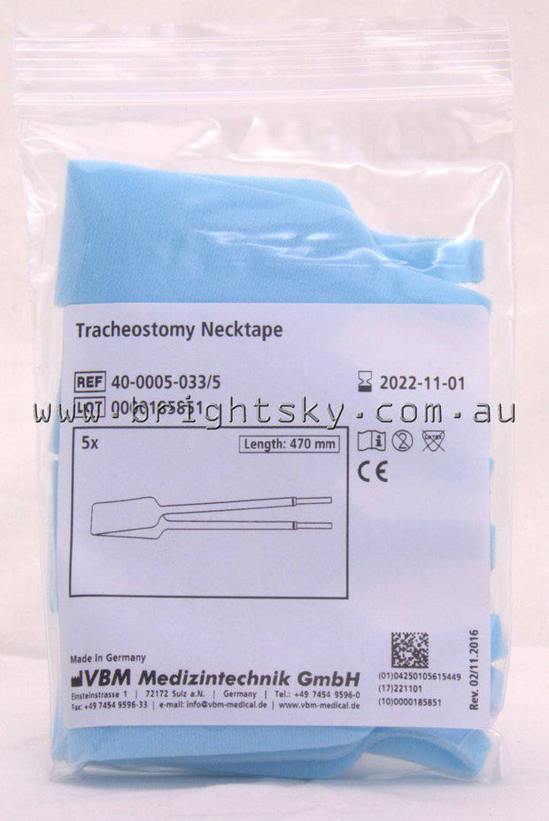 Tracheostomy Necktape Adult Pkt5 - Kalon Meraki