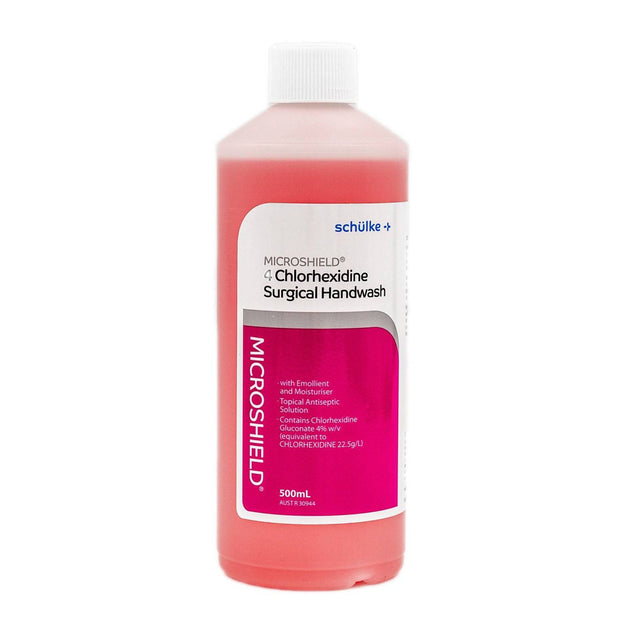 MICROSHIELD® 4 Chlorhexidine Surgical Handwash 500mL - Kalon Meraki