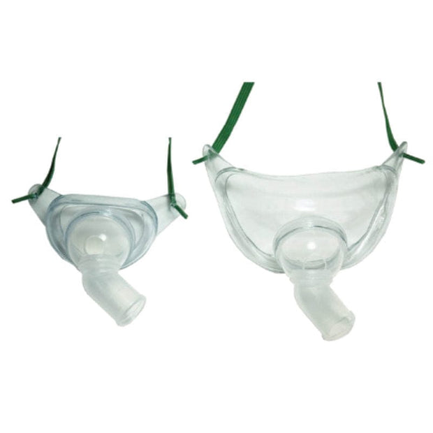 Disposable Adult O2 Tracheostomy Mask with Elastic Strap & 22mm Connector - Kalon Meraki