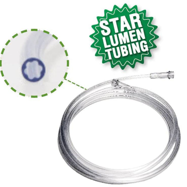 Disposable Star Lumen Oxygen Tubing - 2.1m - Kalon Meraki