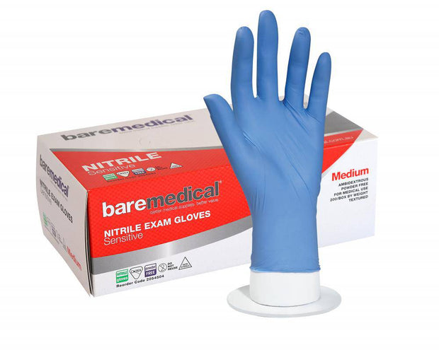 Nitrile examine gloves - Medium - Kalon Meraki