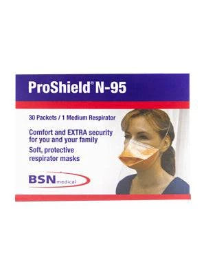 ProShield N95 Respiratory Mask (M) - Box of 30 Individually Wrapped - Kalon Meraki